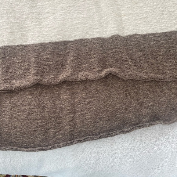 Free People, brown and cream, long sleeve tunic - Picture 11 of 11